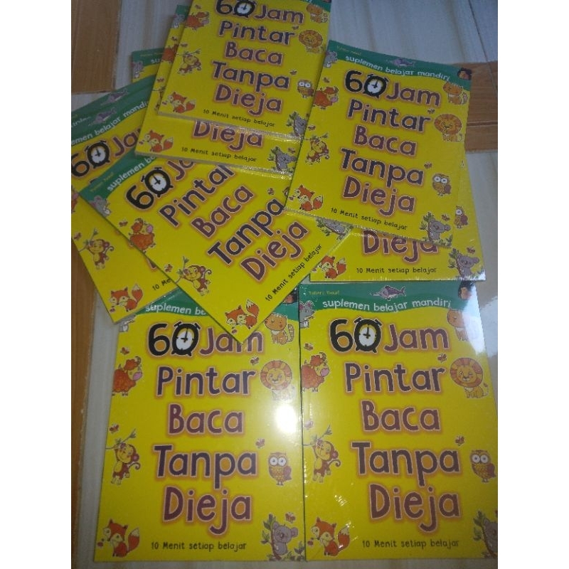 

BUKU 60 JAM PINTAR MEMBACA TANPA DIEJA