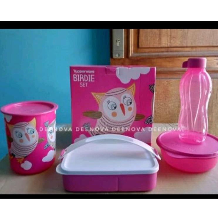 Tupperware birdie set