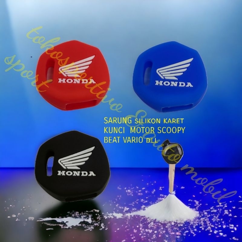 Casing Silikon Kunci Motor Scoopy Beat Vario 125 Pelindung Remote