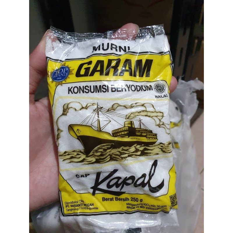 

Garam cap kapal 250 gr