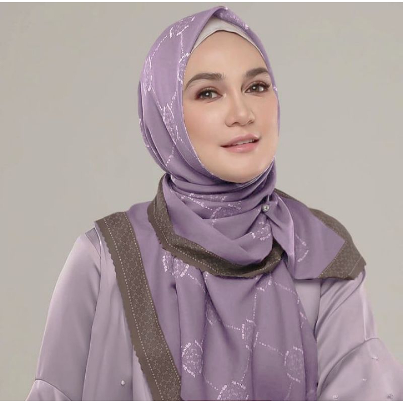 OBRAL TERLARIS LUNN LILAC / KERUDUNG SEGI EMPAT / JILBAB INSTAN / HIJAB TERBARU TERMURAH KEKINIAN / 