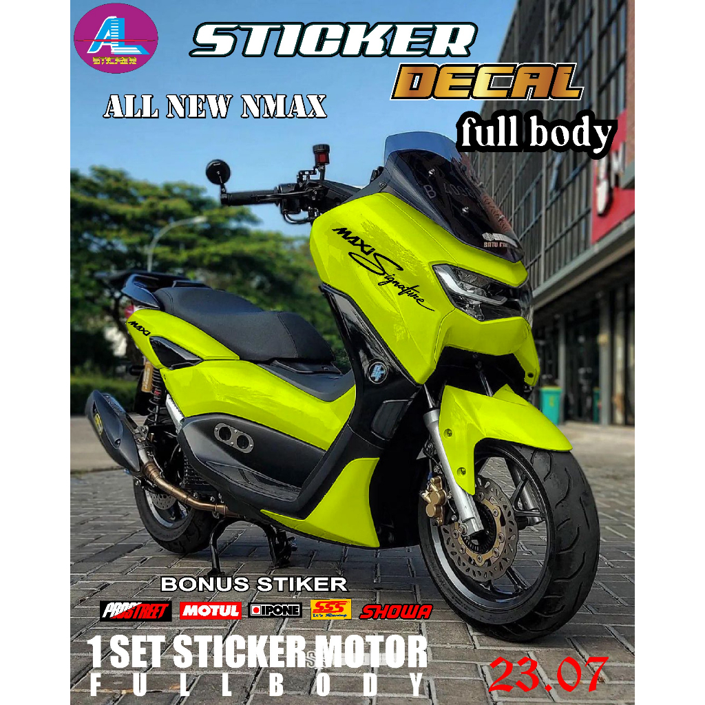 COD Decal DEKAL STICKER Nmax ALL NEW NMAX FULL BODY BODI TERBARU TERMURAH TER KEREN WARNA VIRAL POLO
