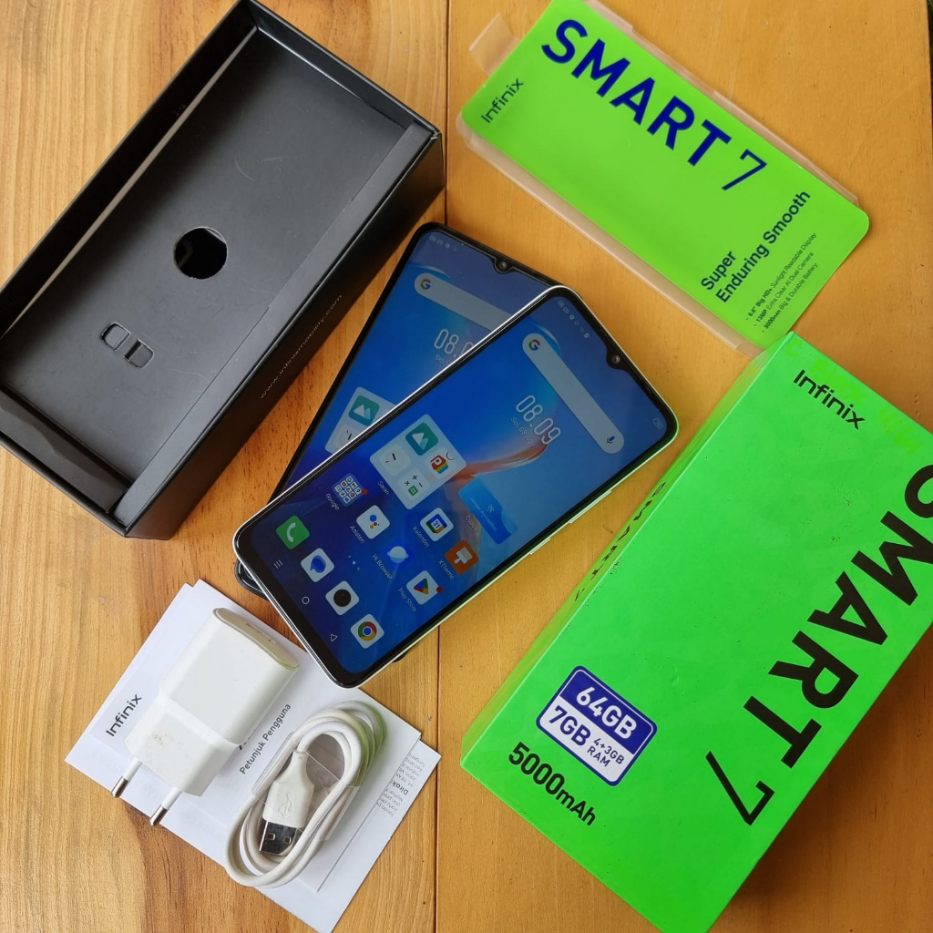 INFINIX SMART 7 SECOND 4/64GB 3/64GB HANDPHONE SECOND HP SEKEN HP BEKAS HP MURAH