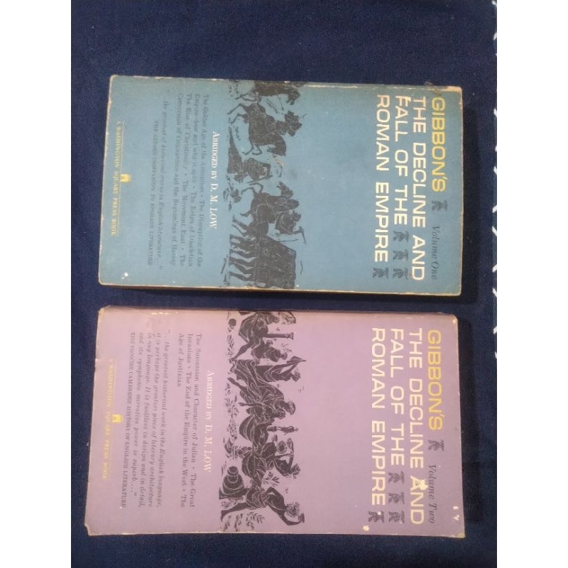 The Decline and Fall of The Roman Empire, Vol. I & Vol. 2, by Gibbons