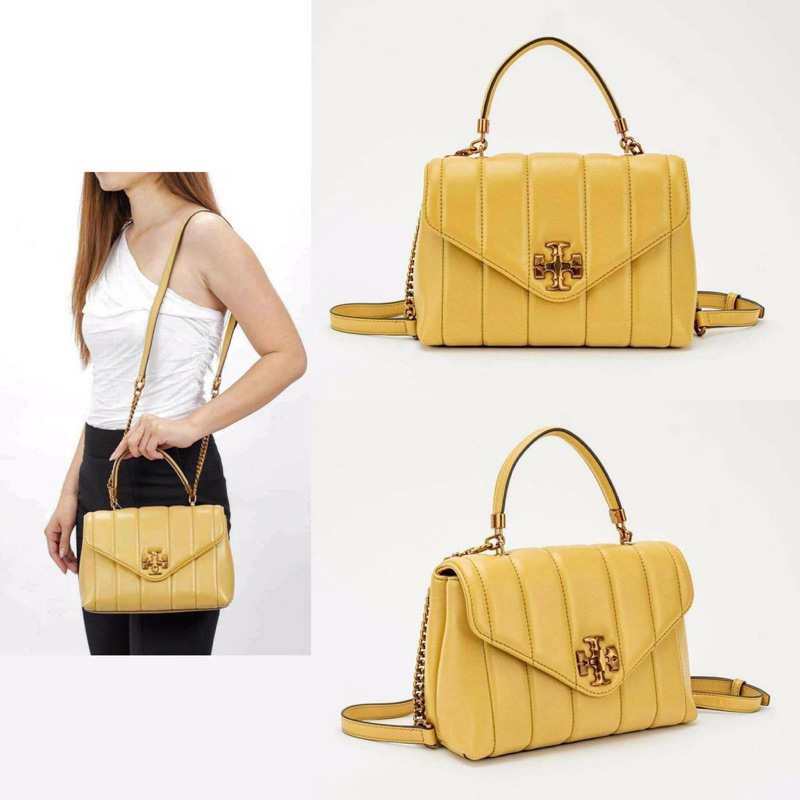 Tory Burch Kira Heirloom Turnlock Small Top Handle Satchel Bag Original Fullset