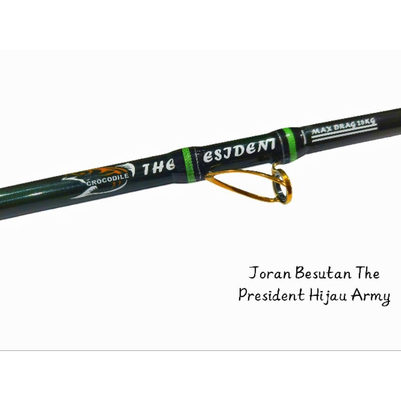 Joran Besutan Blank The President Hijau Army Panjang 180 CM