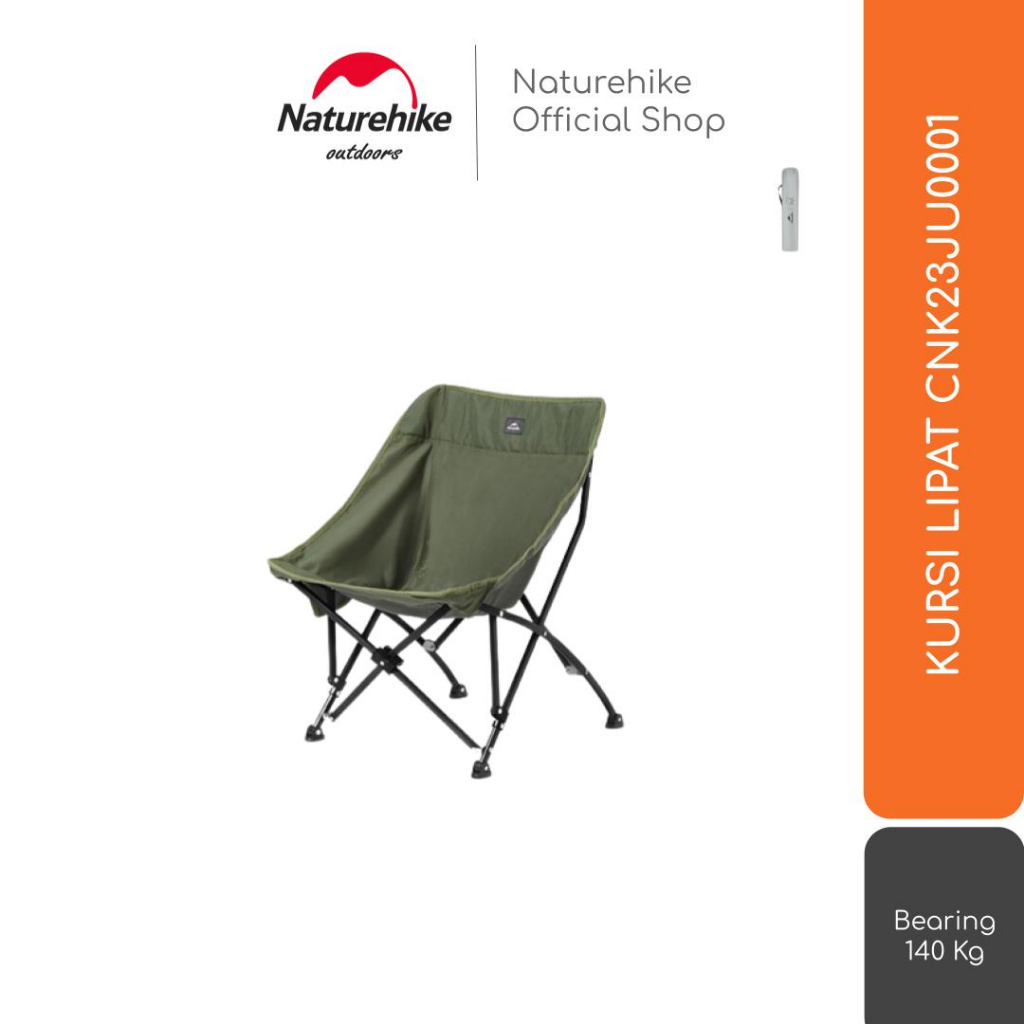 KURSI LIPAT PORTABLE OUTDOOR CAMPING / MANCING NATUREHIKE CNK23JU0001