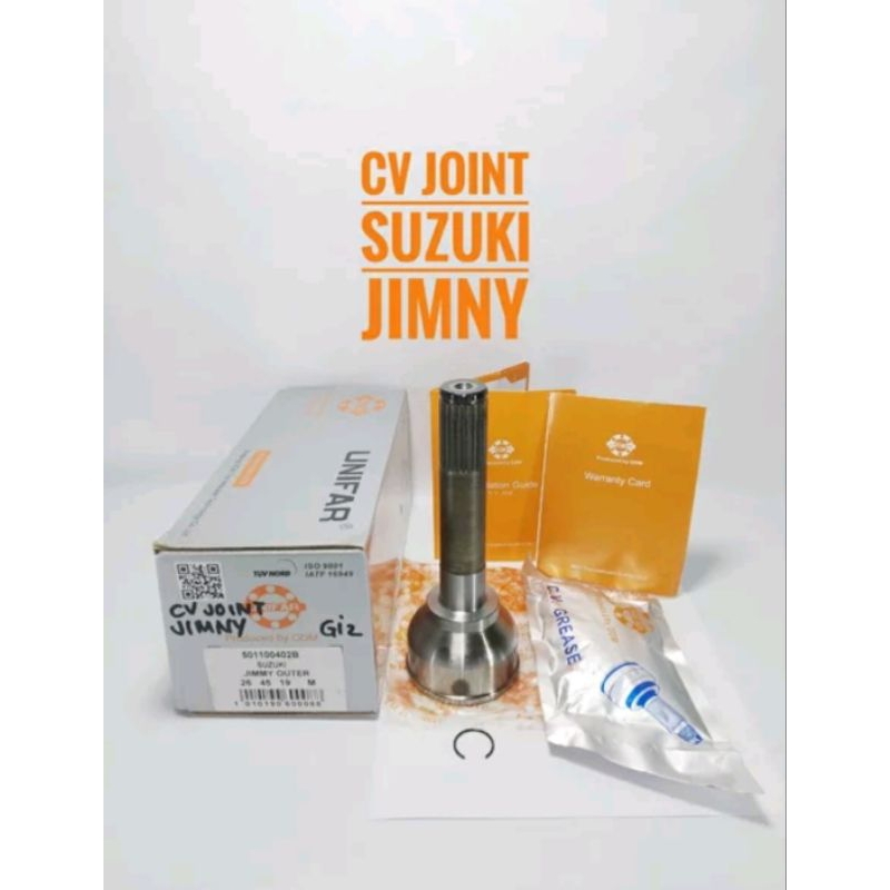 CV Joint Suzuki Jimny As Roda Depan Luar Suzuki Jimny Merk Unifar 501100402B