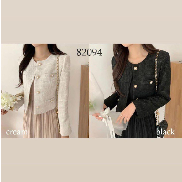 BLAZER TWEED JACKED KOREAN STYLE #82094