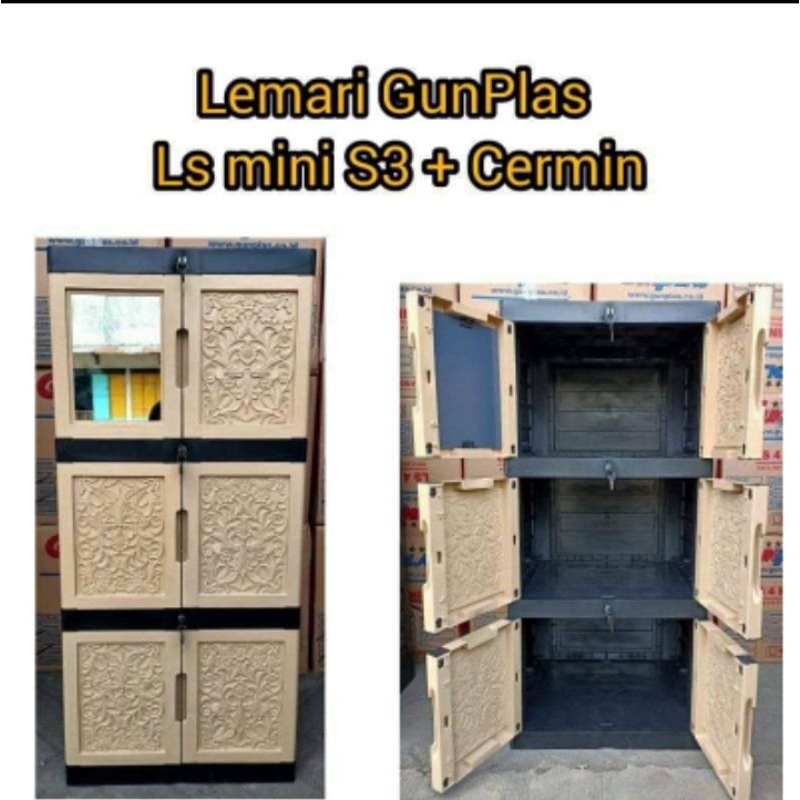 LEMARI GUNPLAS SUSUN3