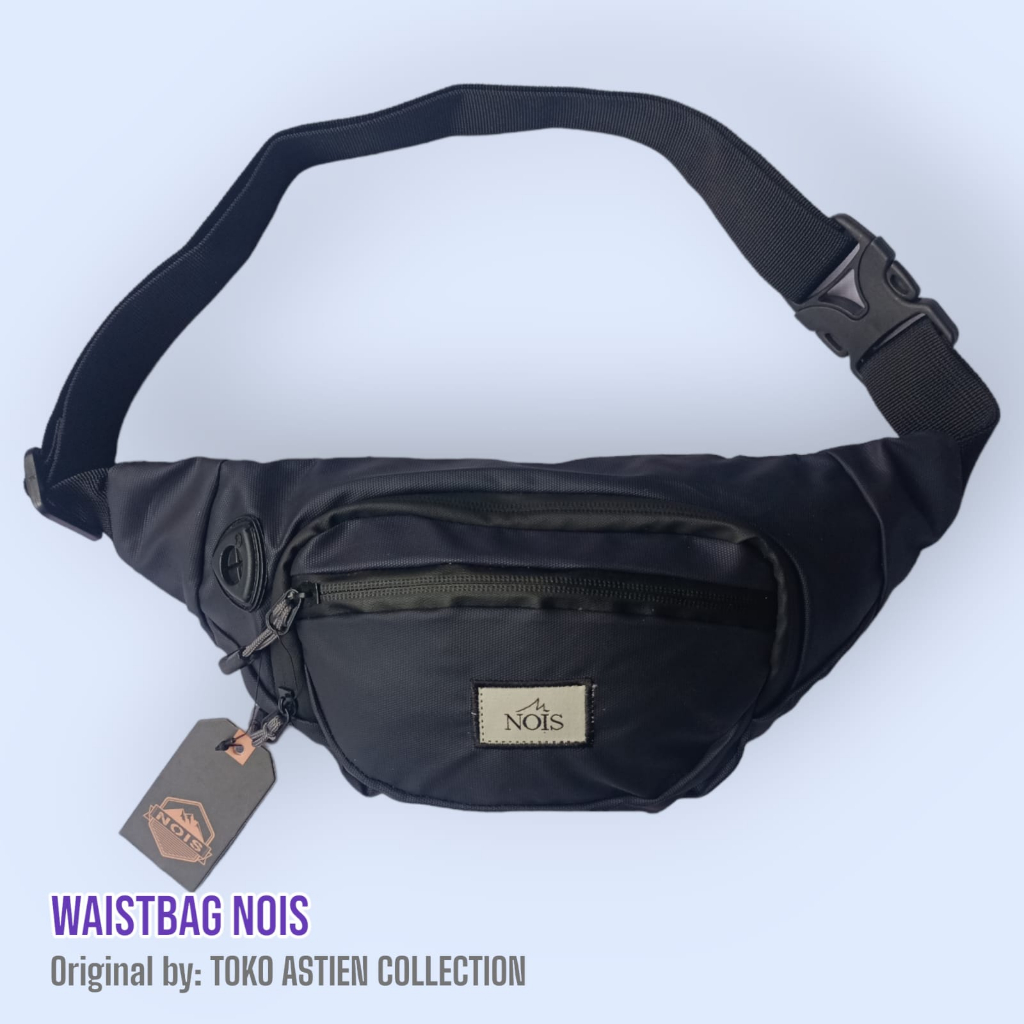 BARU NOIS WAISTBAG WATERPROOF PREMIUM HIGH QUALITY WB001 | TAS SLEMPANG DADA PRIA TERBARU MURAH ORIG