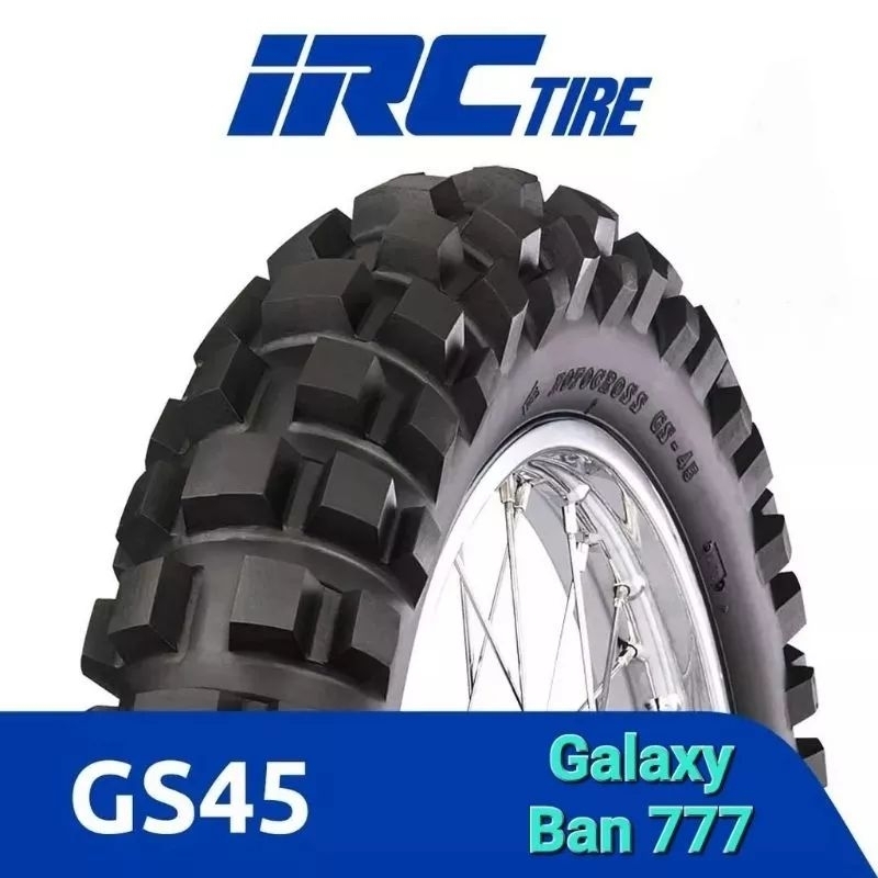 Ban Motor IRC 300-17 GS45 ( GS 45 ) Tubetype Ban Luar Motor Trail Trel Offroad Ban Tahu