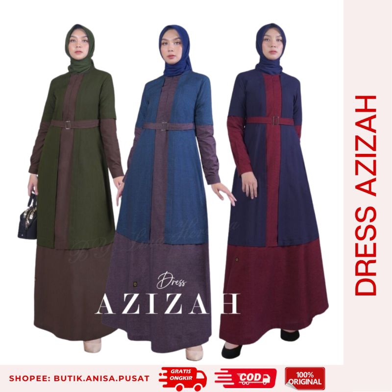 ENDOMODA Gamis Dress Azizah Syari