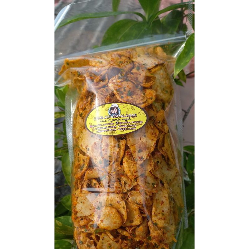 

KRIPIK BASRENG PEDAS GURIH DAUN JERUK