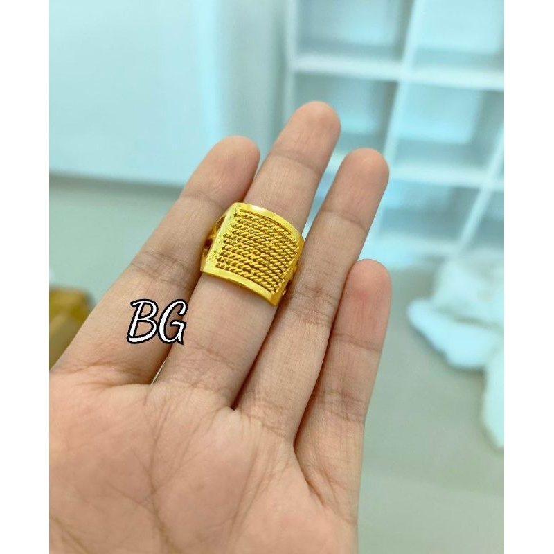 cincin koin 91 lapis mas 24 karat