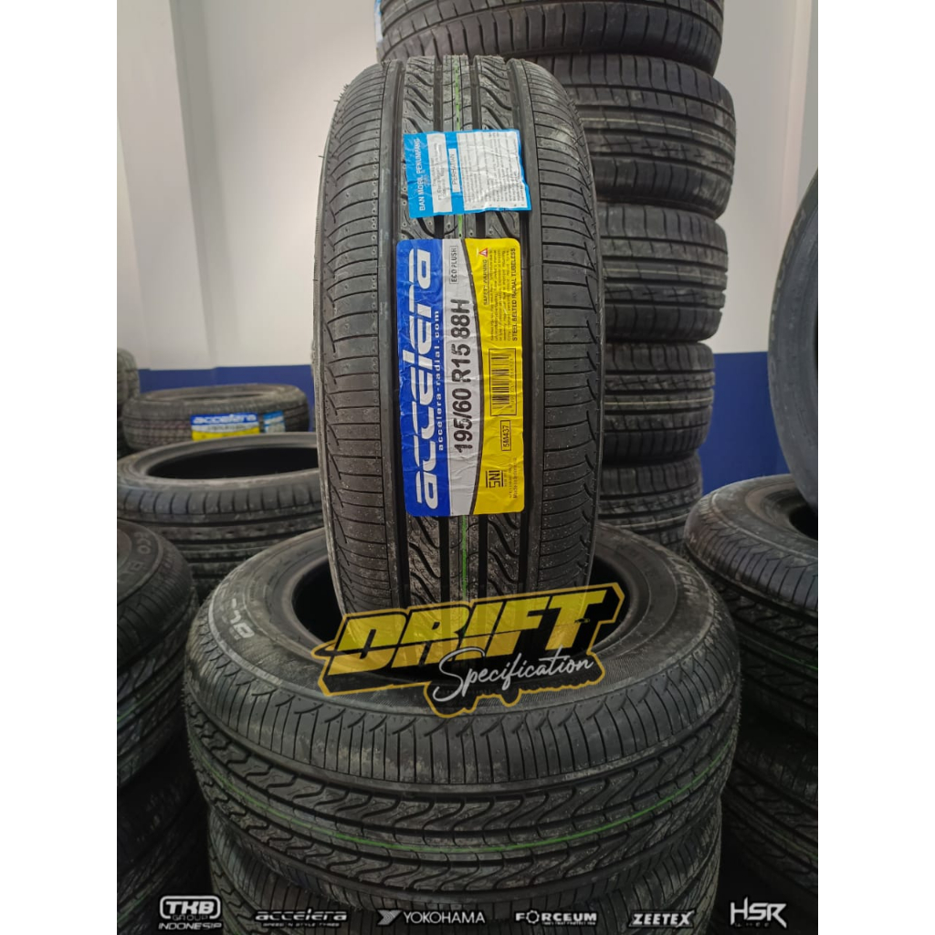 Ban Mobil Yaris Swift Ertiga Ukuran R15 195 60 Ban Tubles Accelera Ecoplush