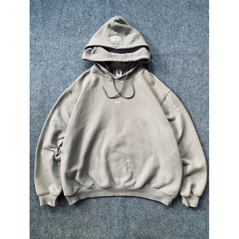 Hoddie Nike x Fear Of God SS19 Pullover Hoodie Dust Sail Jerry Lorenzo AR0634-003 S 2 pc