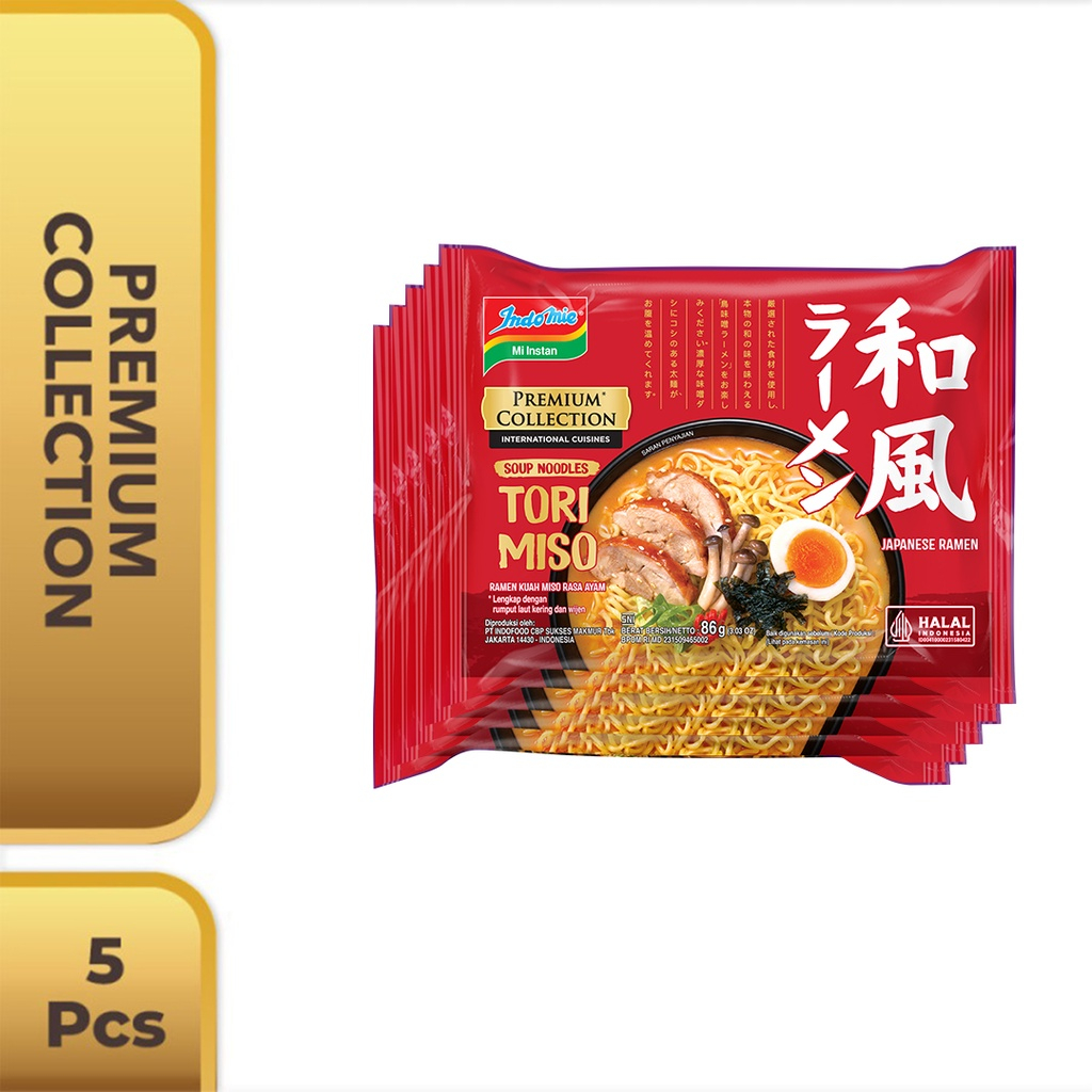 

5 Pcs - Indomie Japanese Miso Ramen