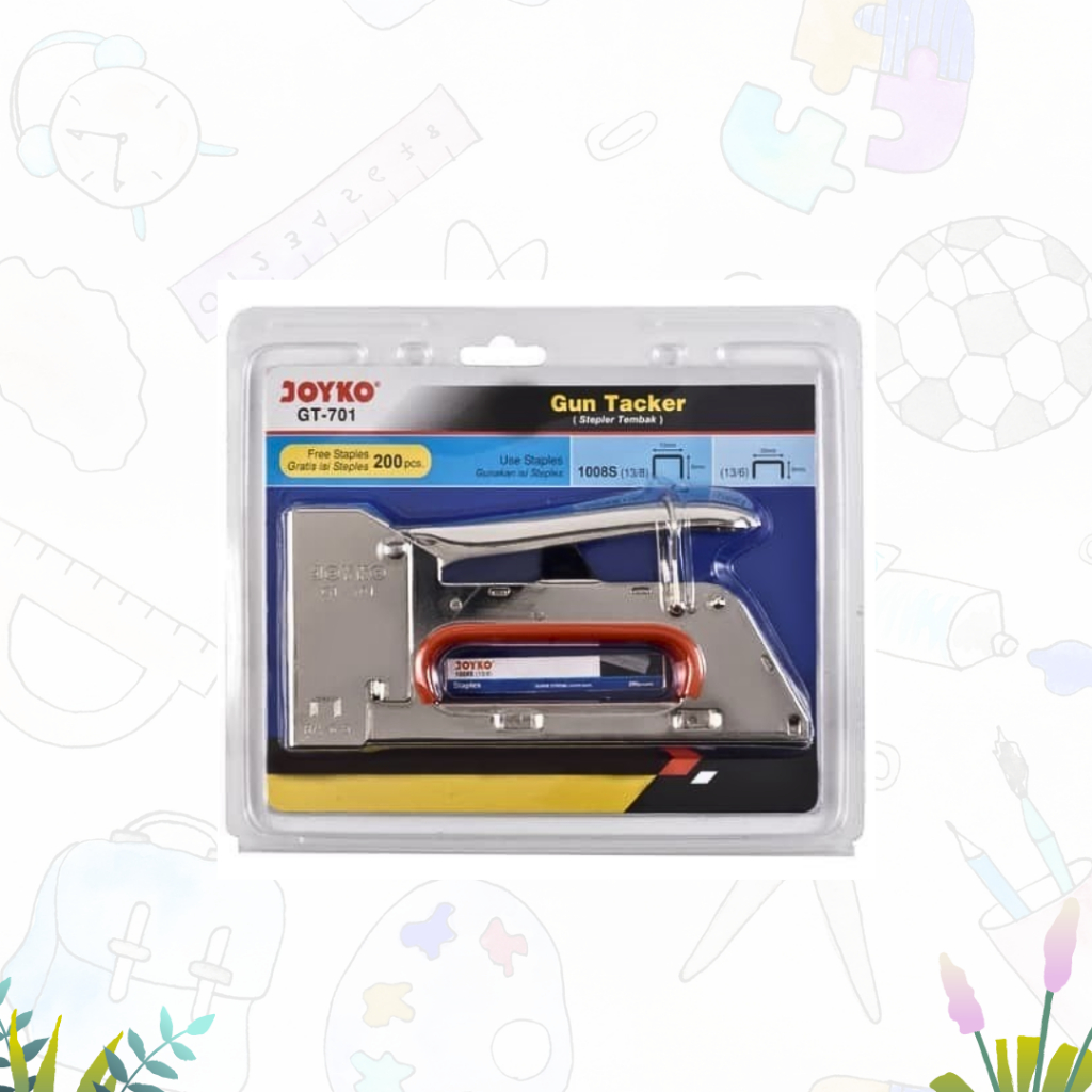 

STAPLES TEMBAK JOYKO/MESIN STABLES TEMBAK/GUN TACKER GT-701 JOYKO (PCS)