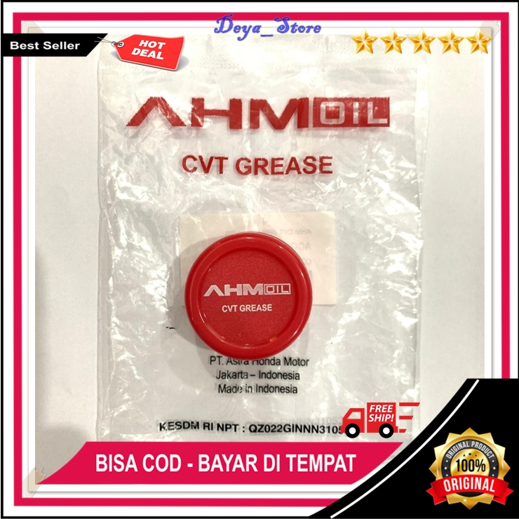 Gemuk AHM Original Honda AHM CVT Grease 10 Gr Gemuk CVT Honda PCX Vario 110 125 150 Beat Spacy Scoop