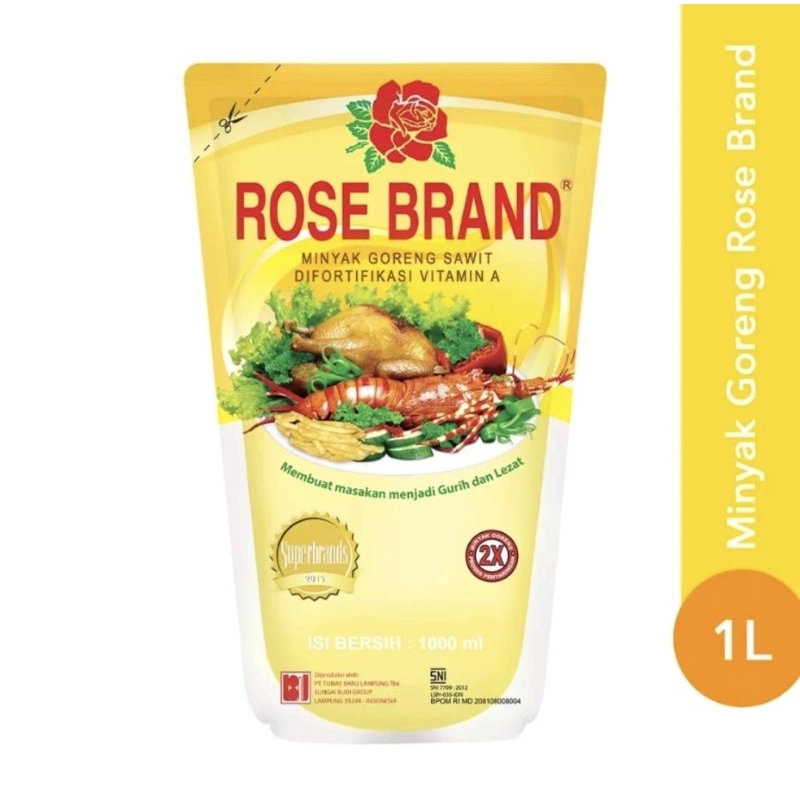 

Minyak goreng Rosebrand 1Liter