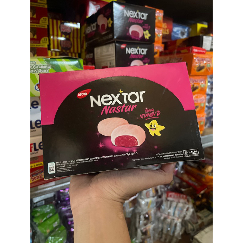 

Nextar Nastar Rasa Strawberry jam isi 10 bks