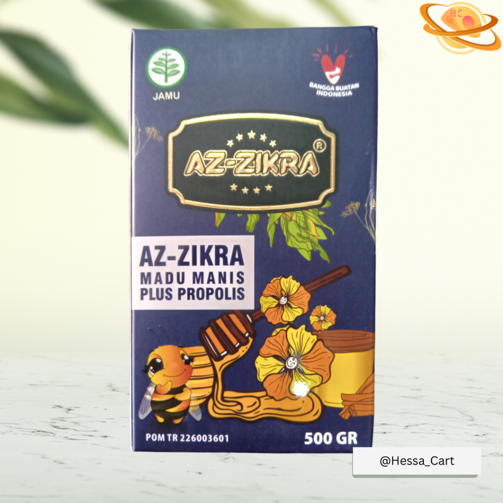 

Madu Azzikra - Az Zikra Hutan Manis Plus Propolis 500gr