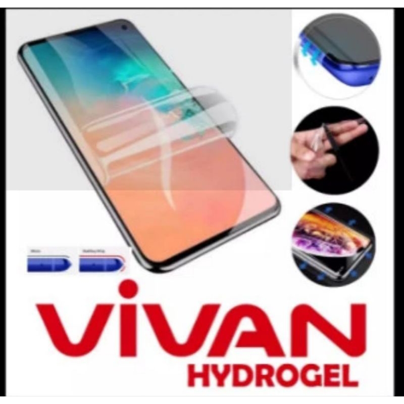 Hydrogel Vivan Clear Anti Gores Depan Xiaomi Poco F3 GT Poco F3 Pro Poco F3 Poco F4 GT Poco F4 Poco 
