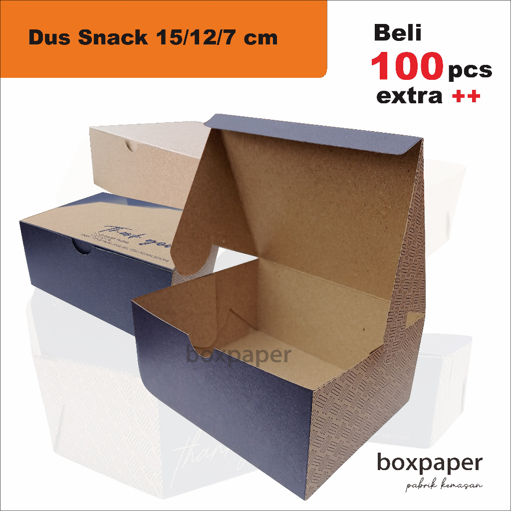 

Dus Snack 15/12 Dus Kue Ayam Geprek Goreng Bakar Dus Nasi Bakar