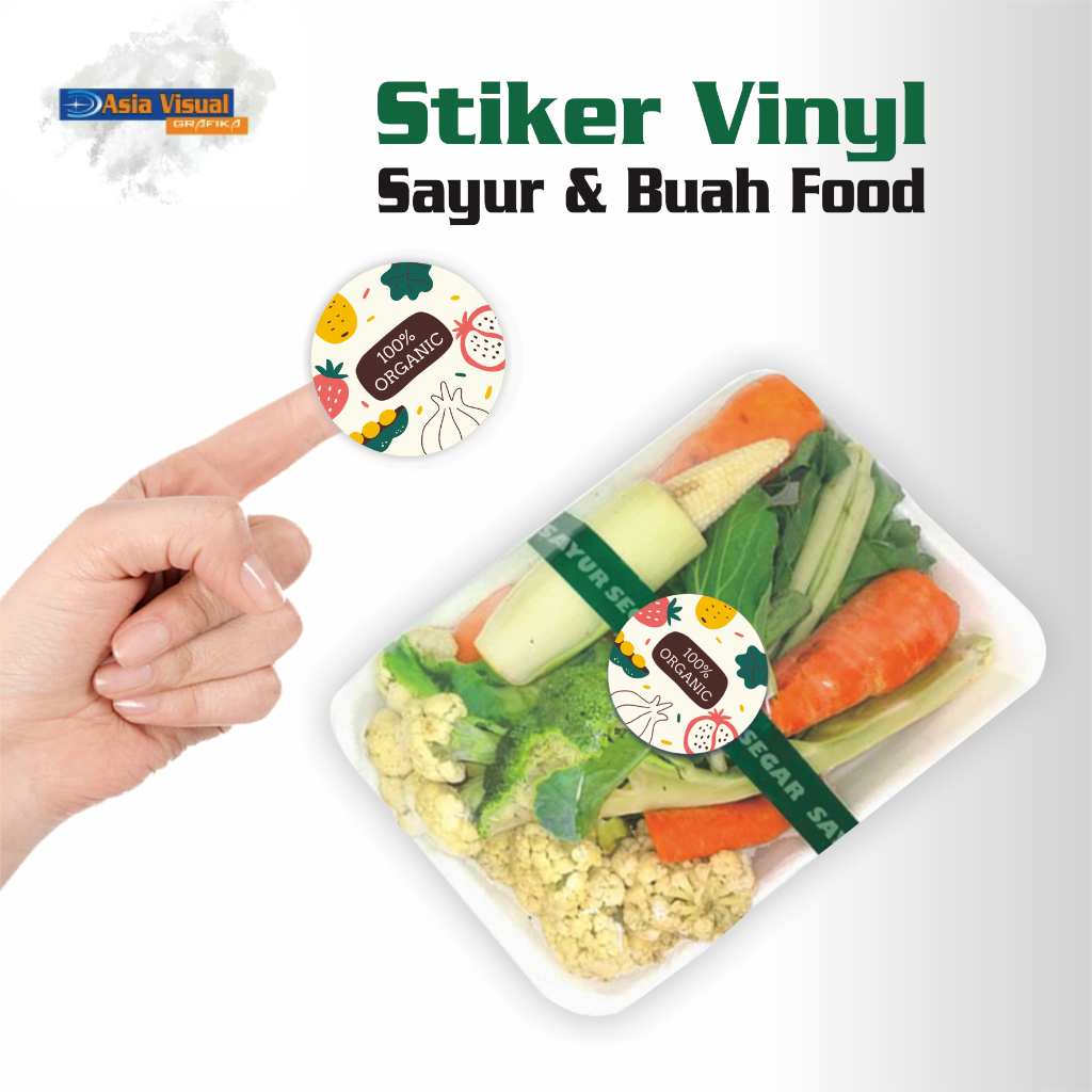 

STICKER SAYUR / VINYL ANTI AIR / BULAT / KOTAK