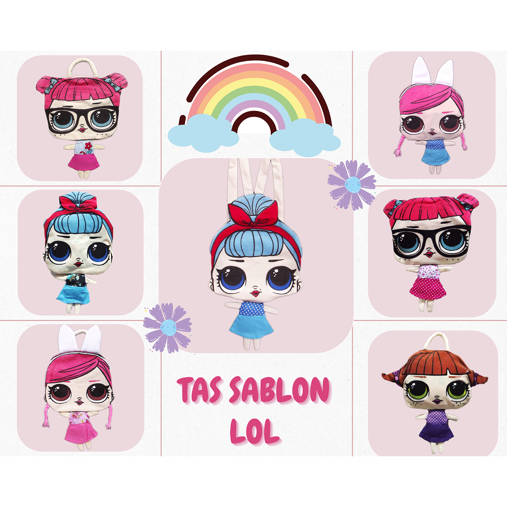 Maylafaisha - Tas Sablon LOL Bahan Nylex