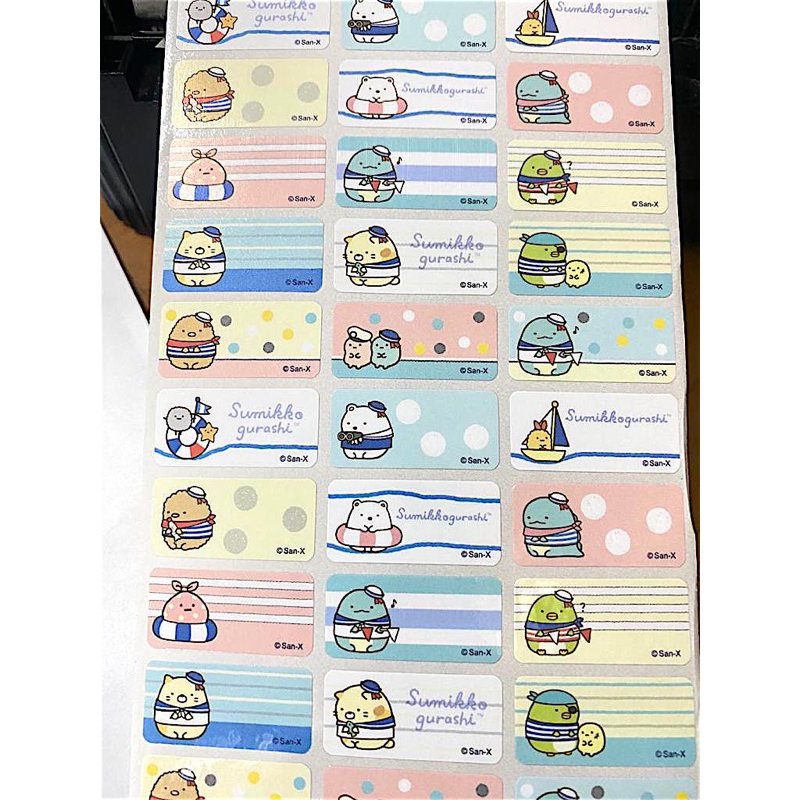 

label nama premium SUMIKKO GURASHI tahan air