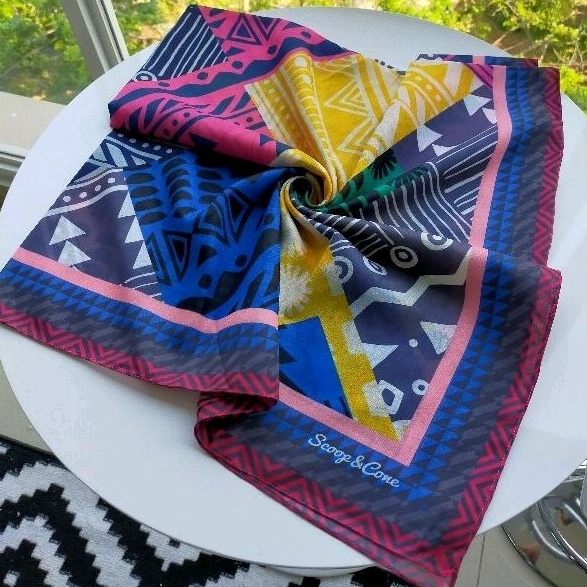 Monel Tribal Retro (Scraf/Segiempat/Hijab) @Monel_Chavians