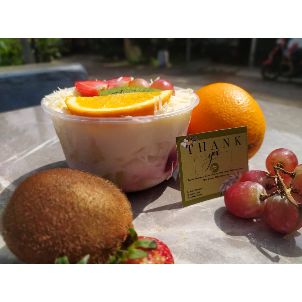 

FRESH!!No Mayo!! Salad Buah Ukuran 450 ML No Preservative