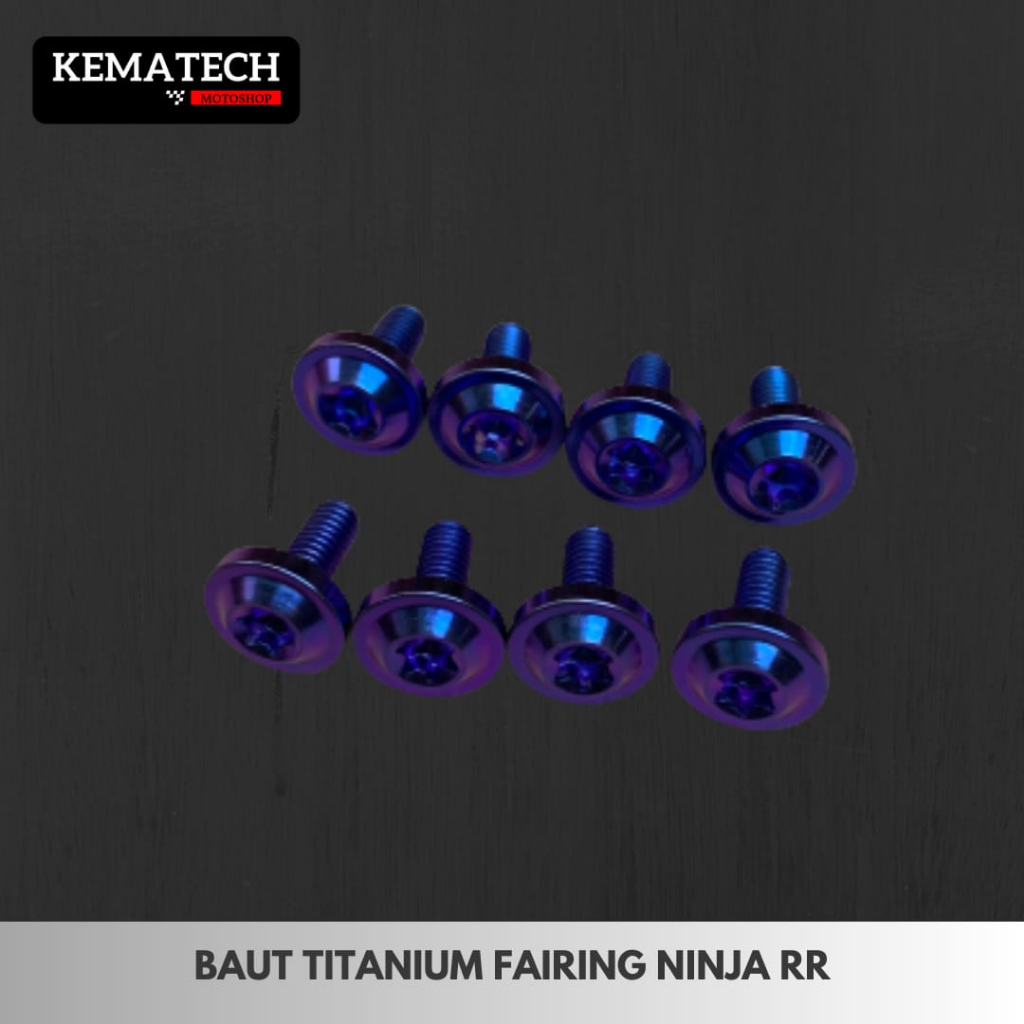 BAUT TITANIUM BODY FAIRING NINJA RR | BAUT BODY SAYAP NINJA RR