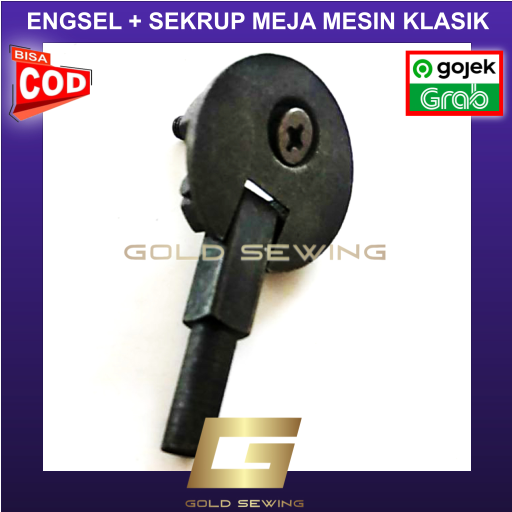 Engsel Meja Mesin Jahit Klasik Tradisional Mata Singer Butterfly - GOLD
