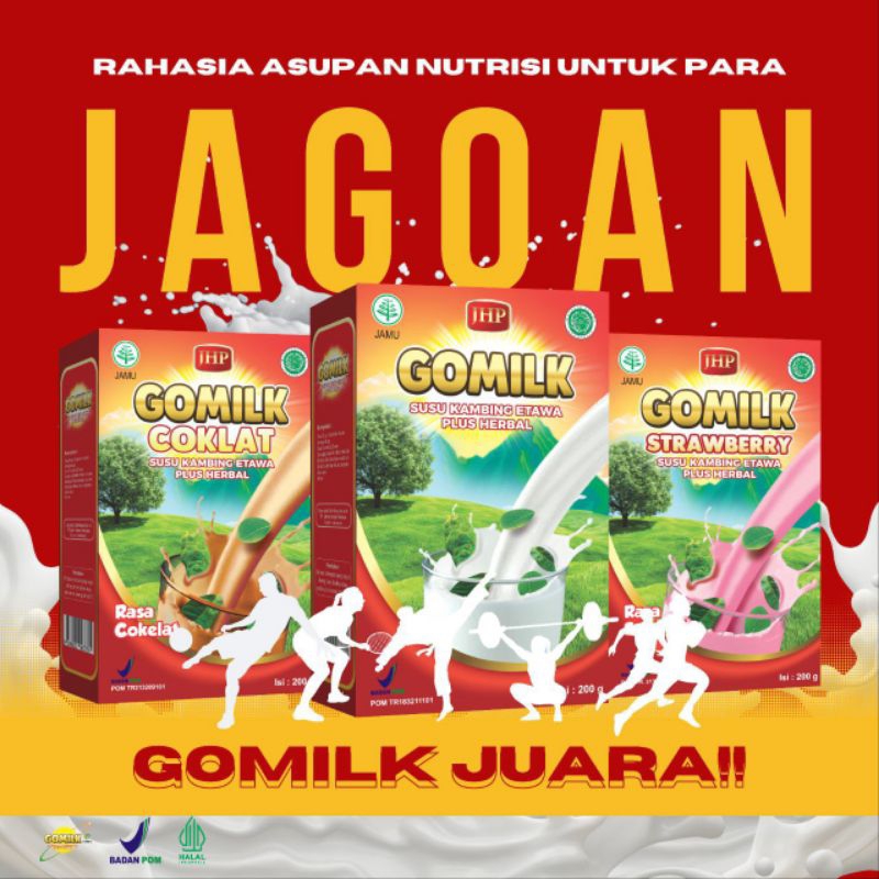 

Gomilk Susu Kambing Etawa Tinggi Nutrisi untuk Anak