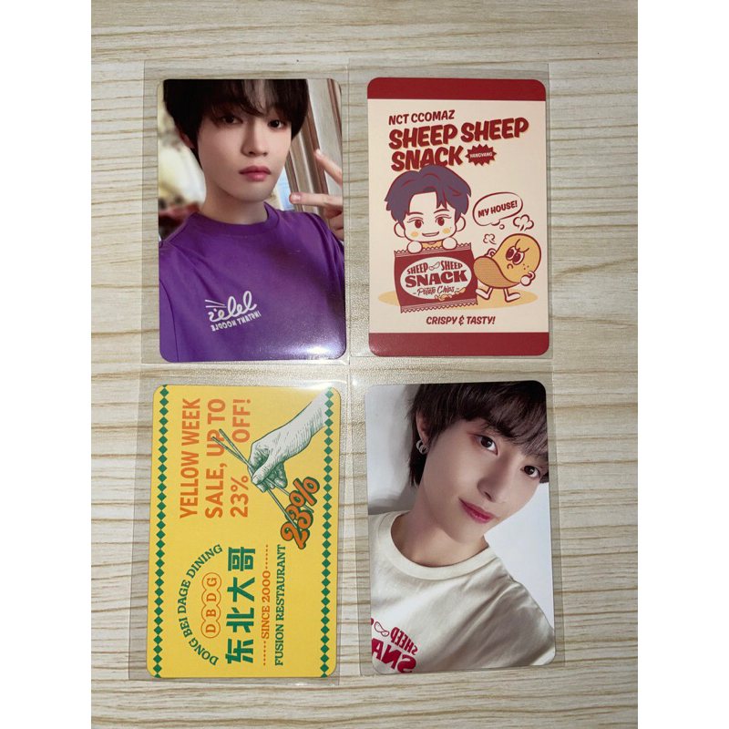 TRADING CARD CCOMAZ YANGYANG CHENLE NCT DREAM WAYV