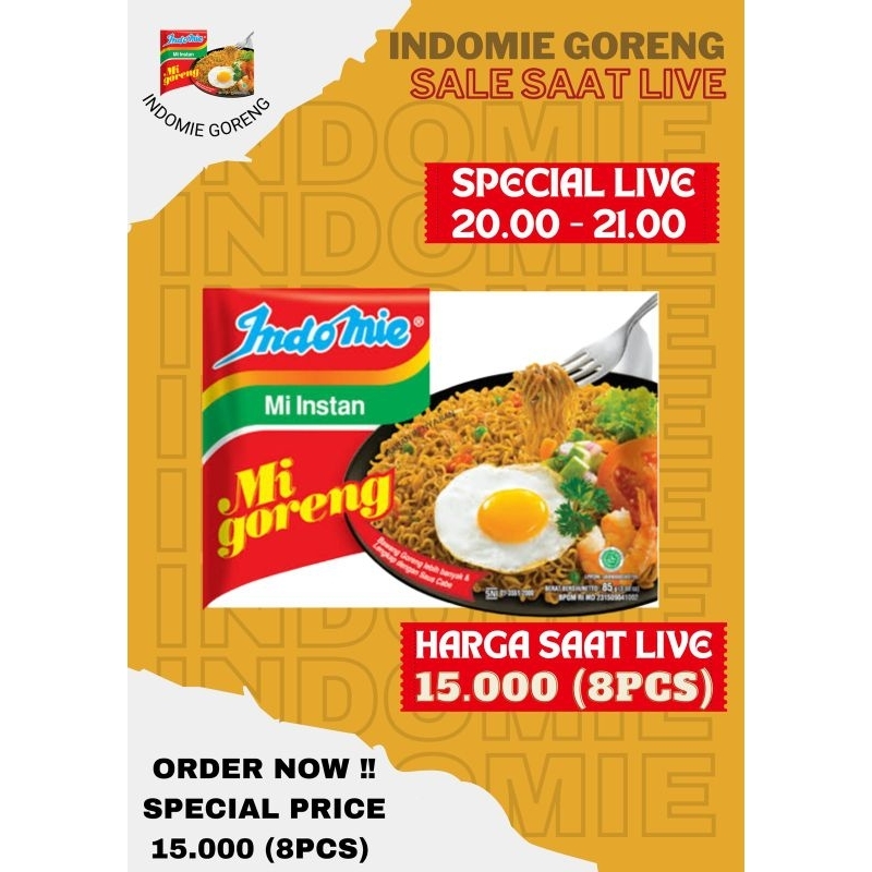 

INDOMIE GORENG DAPAT 5PCS