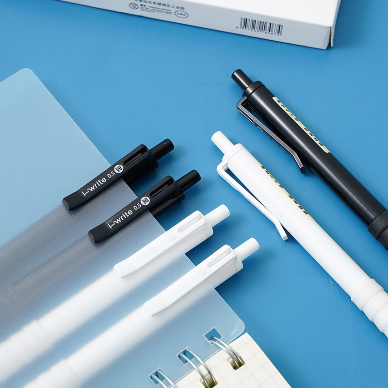 

Pulpen mekanik hitam 0,5mm 6 pcs/ pulpen cetek / pena mekanik / pena cetek / pena hitam putih PP30