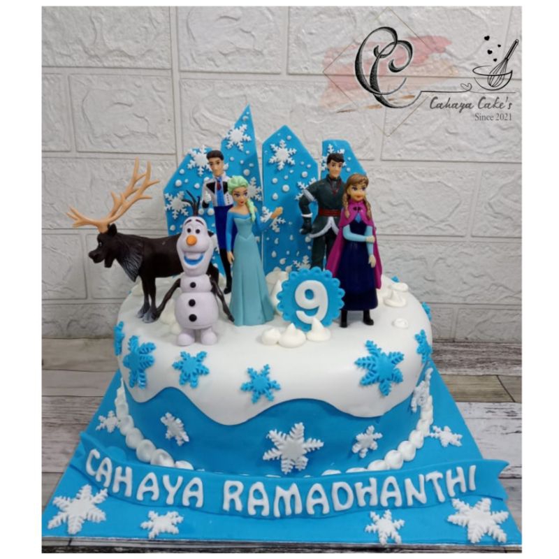 Kue Ulang Tahun Frozen / Frozen Cake / Kue Ultah Frozen Elsa