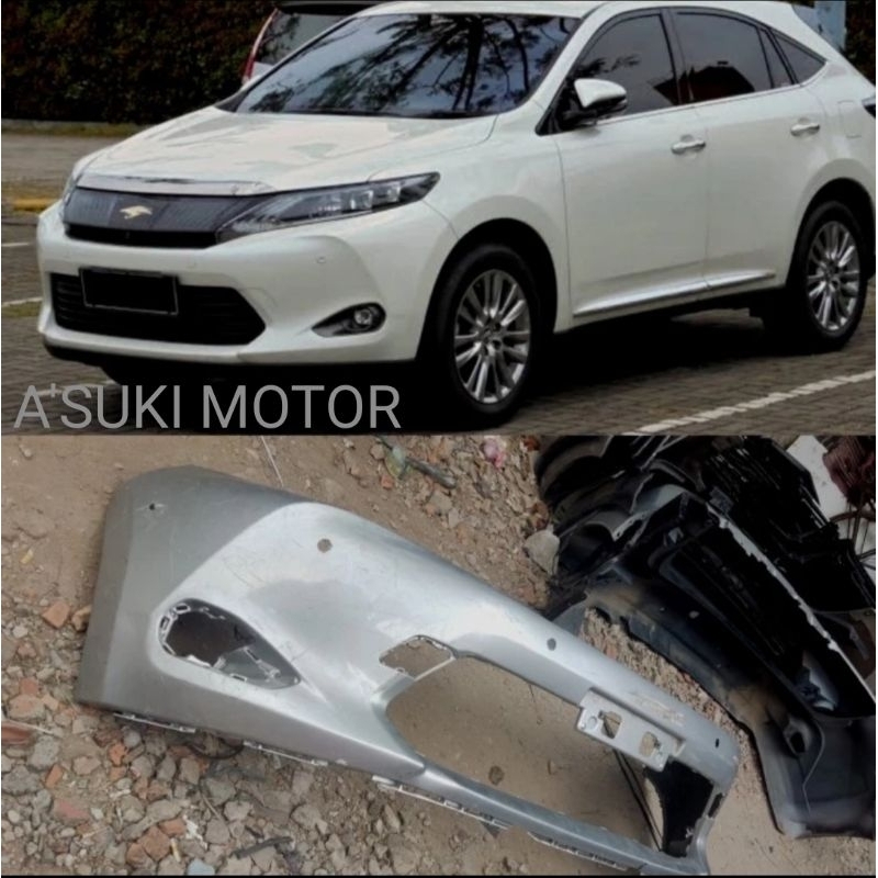 bemper bumper depan toyota harrier 2015