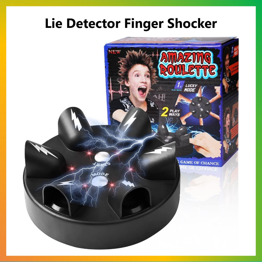 Mainan Electric Finger Shocker Lie Detector Game Kejujuran