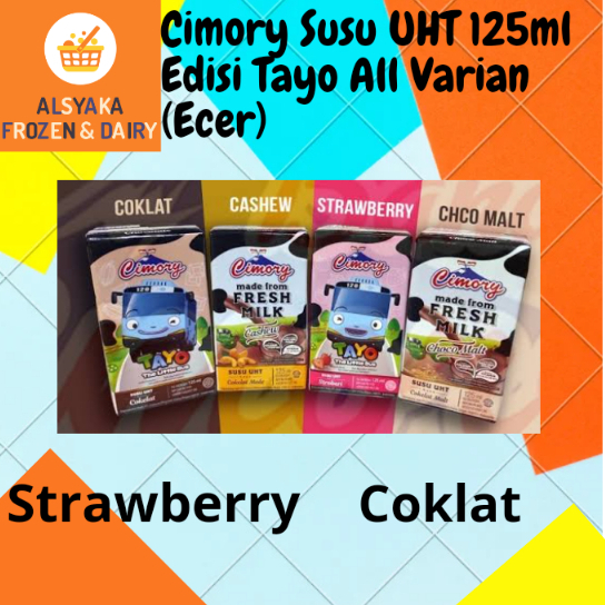 

Cimory Susu UHT 125ml Edisi Tayo All Varian (Ecer)