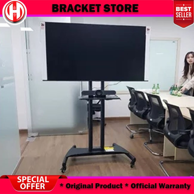 Bracket TV Standing 75 70 65 60 55 50 43 32 inch, Standing Bracket TV LED NB AVA 1500