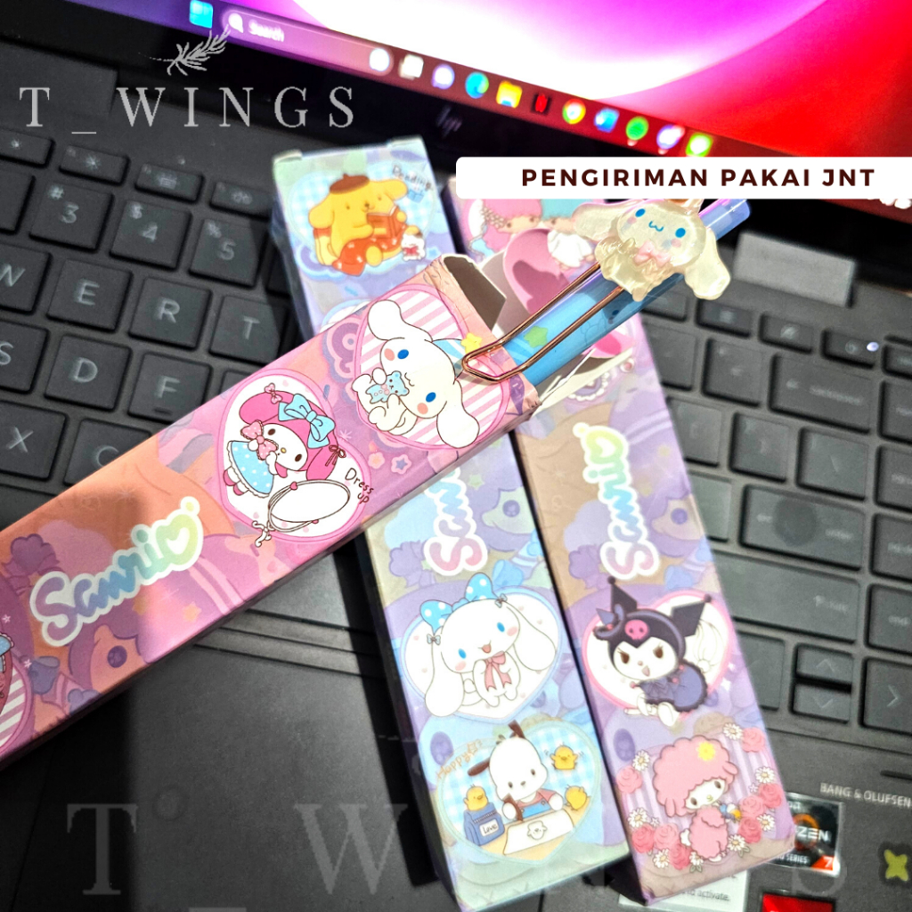 

Pen BB Sanrio Premium Clay / Pulpen Blind Box Sanrio