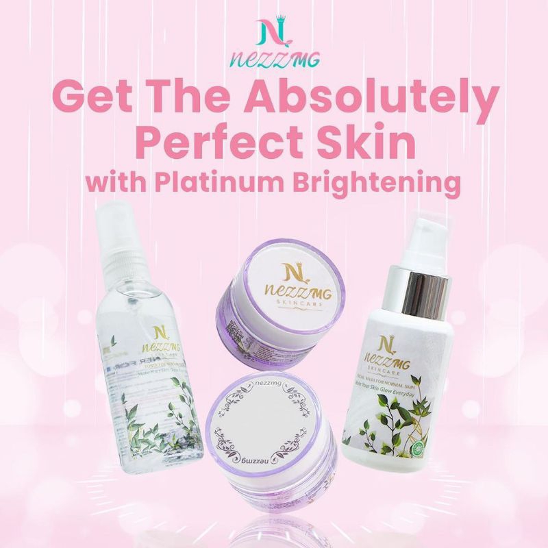 CREAM WAJAH || PLATINUM BRIGHTENING || 2x lebih cepat menghilangkan bekas jerawat dan flek hitam || 