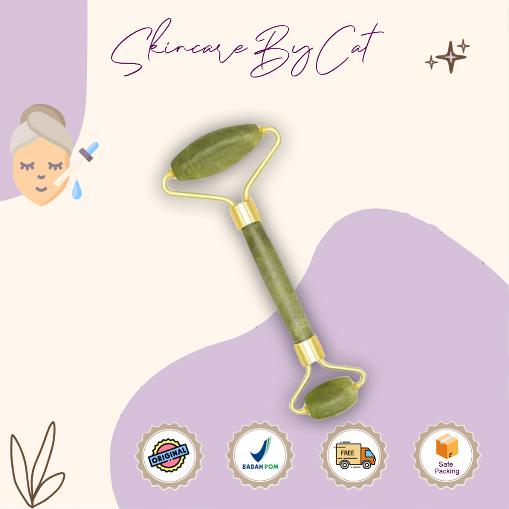 JADE ROLLER | ALAT PIJAT MUKA WAJAH JADE ROLLER