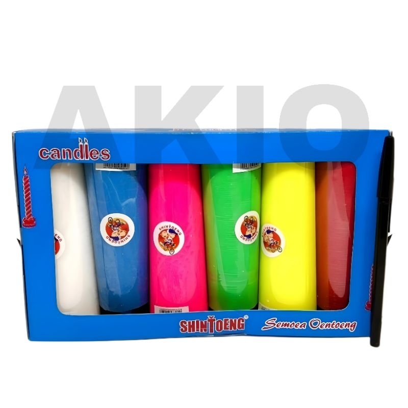 Lilin Ulang Tahun Unik Panjang BESAR JUMBO SHINTOENG Aesthetic Korea Pesta