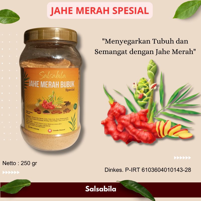 

JAHE MERAH BUBUK - SALSABILA